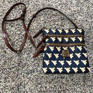 Dooney and Bourke West Virginia University Triple Zip Crossbody